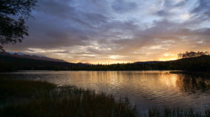 Sunset at Byers Lake