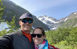 Shawna & Louis Near Byron Glacier